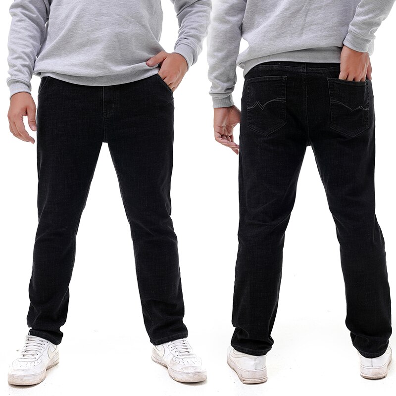 Plus size 44 46 48 50 52 heren casual stretch jeans business grote maten dansbroeken herenbroeken merk