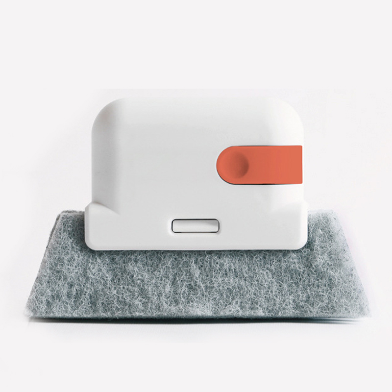 Window Cleaning Brush Windowsill Groove Deadend Cabinet Crevice Brush Removable Household Multifunctional Cleaning Tools: Orange