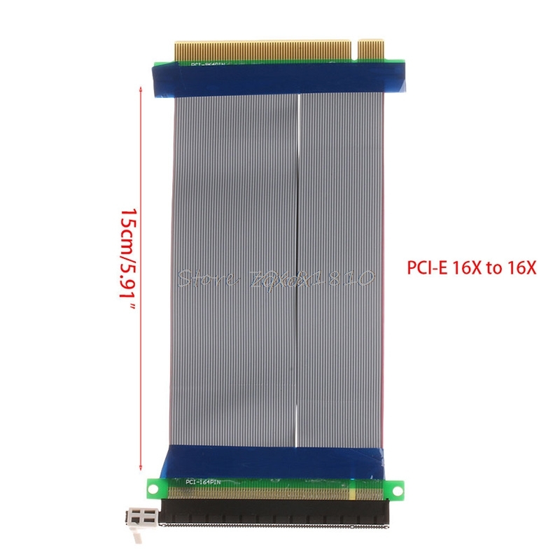 PCI-E 16X zu 16X Riser Extender Karte Adapter PCIe 16X PCI Express Flexible Kabel Whosale &