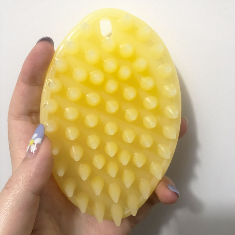 Pet produtos para escova de massagem do gato do cão pentes limpador de depilação do filhote de cachorro slicker escovas ferramentas de lavagem suave cerdas de silicone