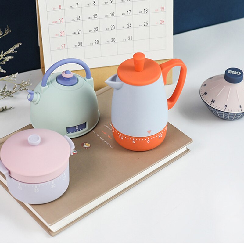 Kitchen Timer Learning Productivity Timer Assistant Home Baking Tools Mechanical Reminder Cute Kitchen Accessories