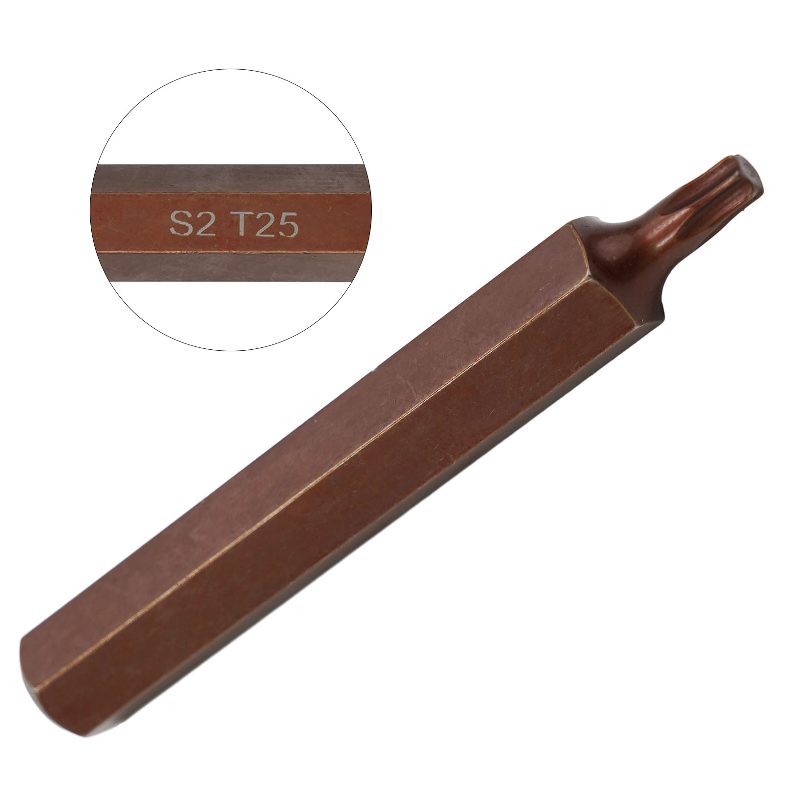 Torx Screwdriver Bit 75mm Hex Shank Impact Screwdriver Bits T20/25/30/40/45/50/55 Anti Slip Electric Screw Driver Bits