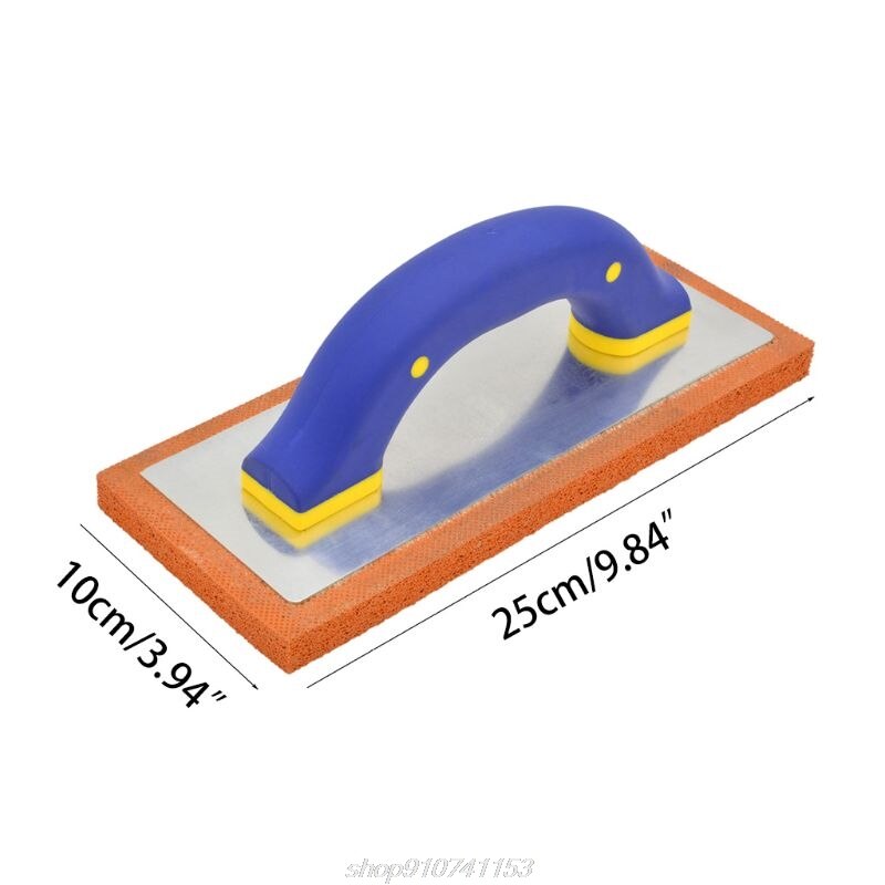 Rubber Skimming Trowel Scraper Handheld Foaming Plastering Concrete Spatula Grout Float Tiling Tool F18 21