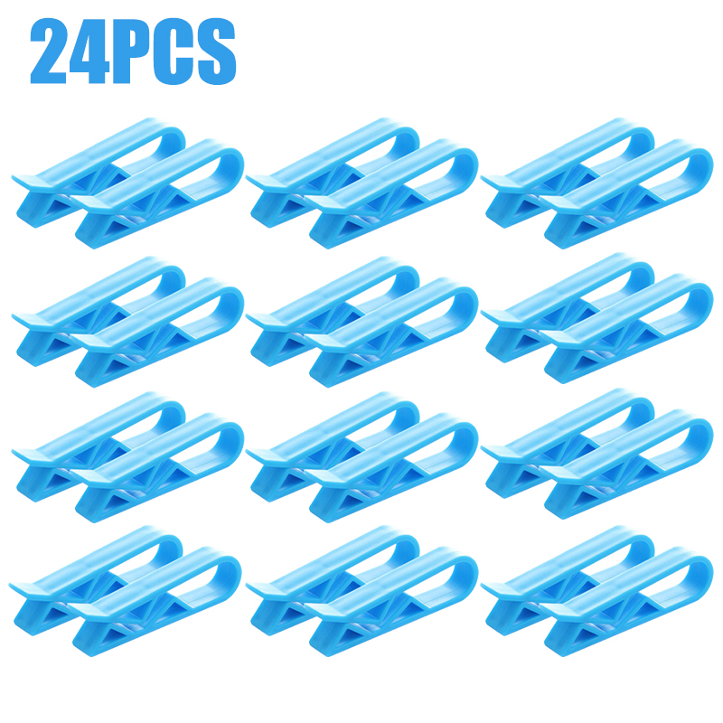 36/2pcs Garbage Bin Fixed Clip Waste Basket Rubbish Bag Anti-Slip Holder Clamp Snack Bag Sealing Clips Kitchen Storage Organizer: DARK GRAY