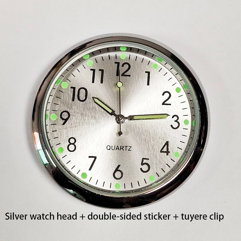 Autopasta klok Auto Digitaal elektronisch horloge Autohorloge 40 Quartz horloge Hoofduitgang Decoratie Creatieve autobenodigdheden: Rood