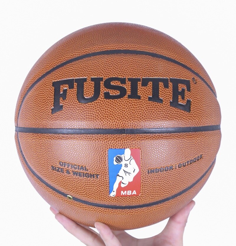 No. 6 Women Play Basketball Concrete Floor Training Basketball Match PU Basketball Indoor and Outdoor: Brown1