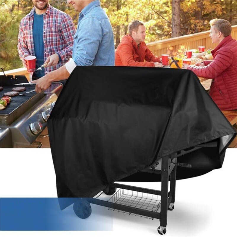 Waterdichte Bbq Grill Barbeque Cover Outdoor Regen Grill Barbacoa Anti Dust Protector Voor Gas Houtskool Elektrische Barbe 210D Cover