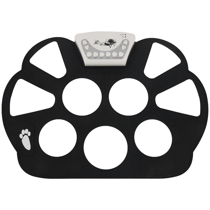W758 digitale draagbare 9- pad muziekinstrument elektronische oprolbare drumkit: Default Title