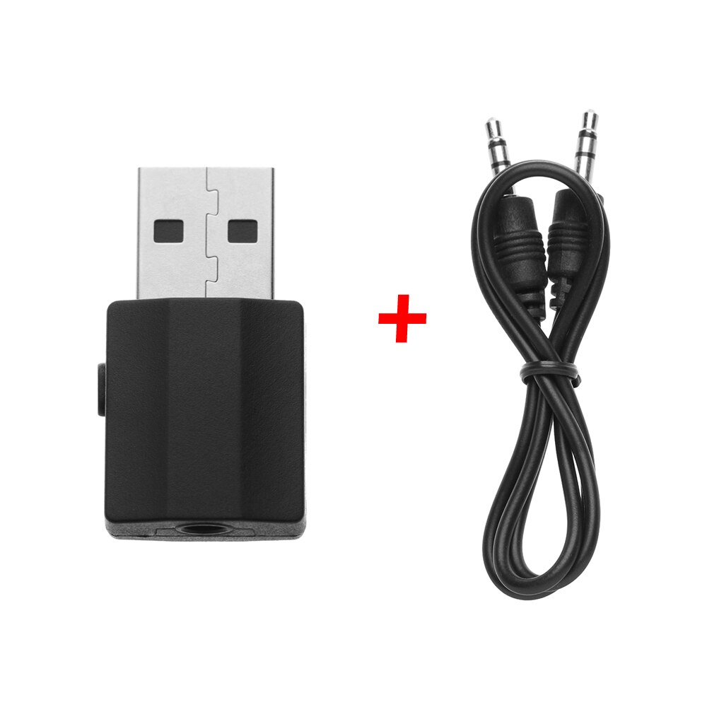 Mini 3.5mm AUX Stereo bezprzewodowy Adapter Bluetooth 5.0 nadajnik Bluetooth odbiornik samochodowy muzyka nadajnik Bluetooth do telewizora: Default Title