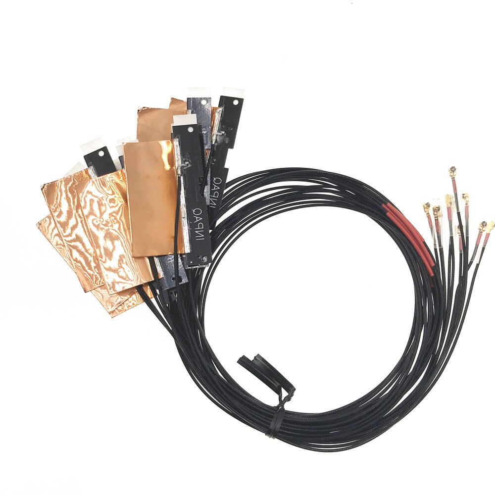10pcs Tyco WNC U.FL antenna wire cable for BCM94331CD BCM94360CD QCA9880 QCA9882 AR9280 AR9380 Wifi card WWAN Card MC7355