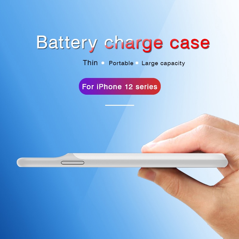Batteriladerveske til iphone 12 12 mini 12 pro 12 promax universell bærbar powerbank lader lader