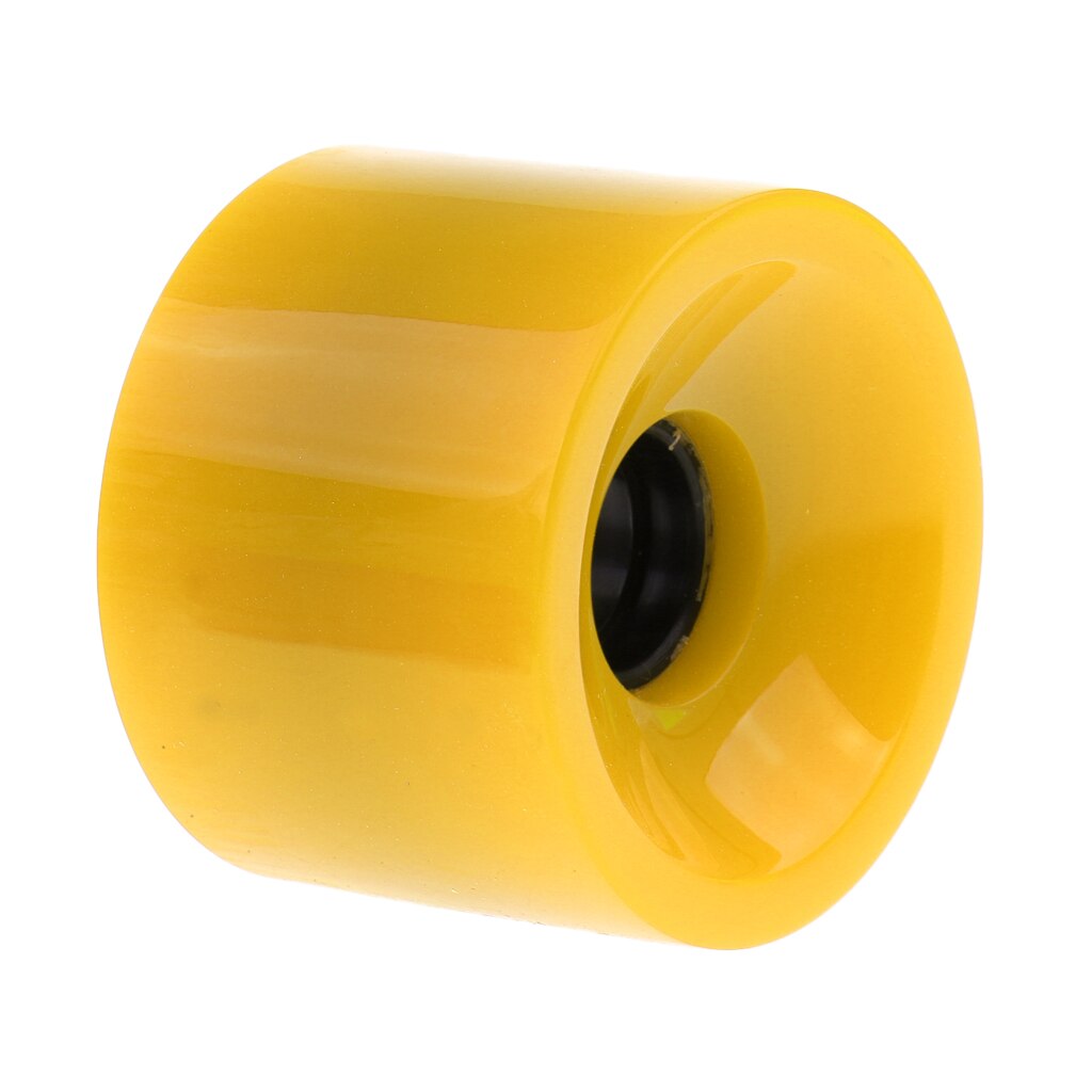 Replacement 70 x 51mm Durable Pro Blank Skateboard PU Wheels Longboard Mini Cruiser Wheel Parts: yellow