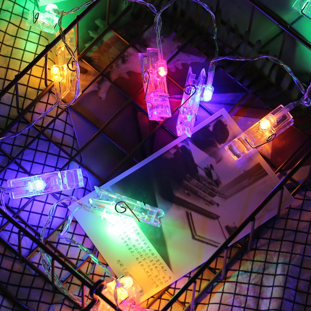 1.5m 3m ledet krans lyssnor julekrans til fotoklipp lyssnor kjede batteridrevet kobbertråd fe lys