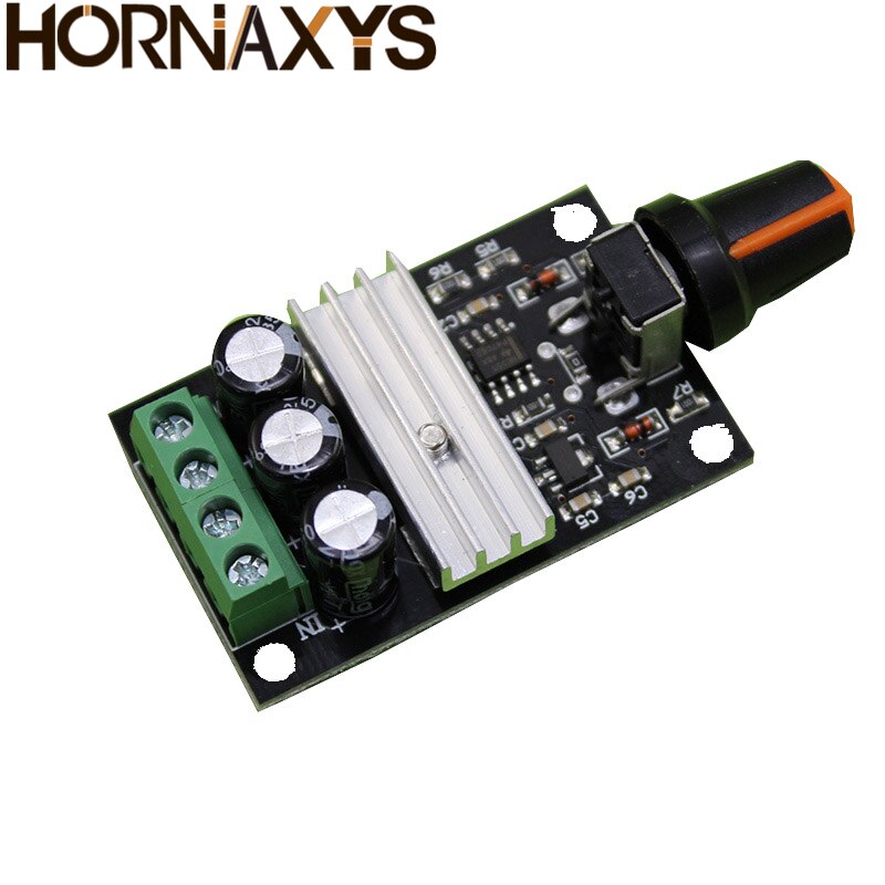 DC 6V 12V 24V 28VDC 3A 80W PWM Motor Speed Controller Regulator Adjustable Variable Speed Control With Potentiometer Switch