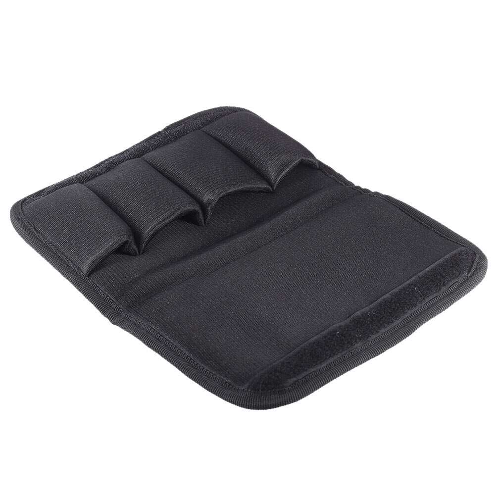 dauerhaft Posaune Euphonium Trompete Mundstück Tasche Tasche mit 4 Weiche Fächer Schwarz