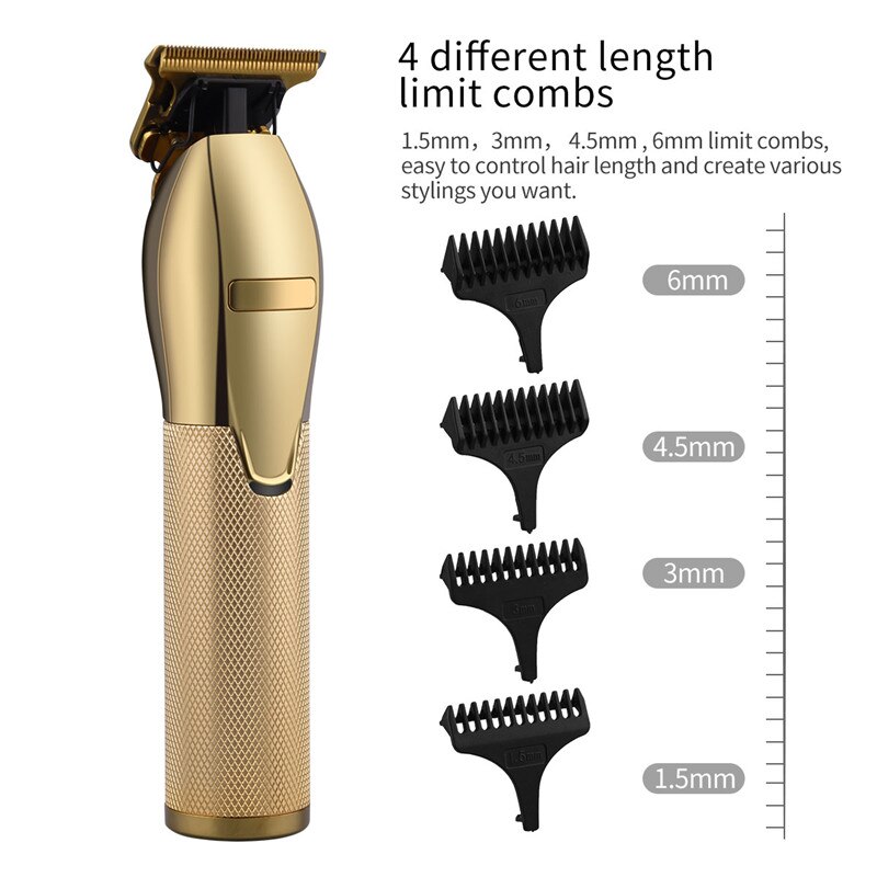 Tondeuse voor mannen elektrische tondeuse kappers tondeuse usb oplaadbare baardtrimmer