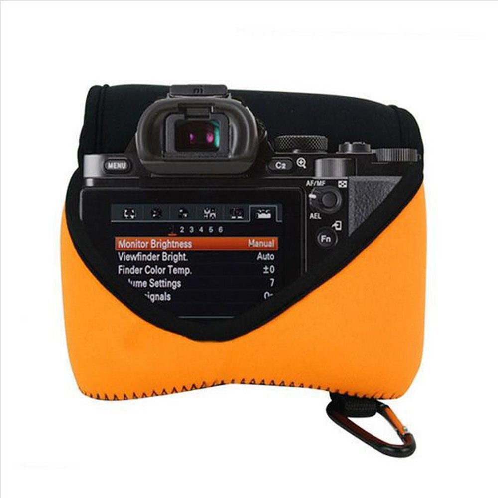 Funda de cámara suave de neopreno portátil para Canon EOS 4000D 2000D 1300D 1200D 1500D 3000D 250D 200D 100D 77D 800D SL2 18-55mm lente
