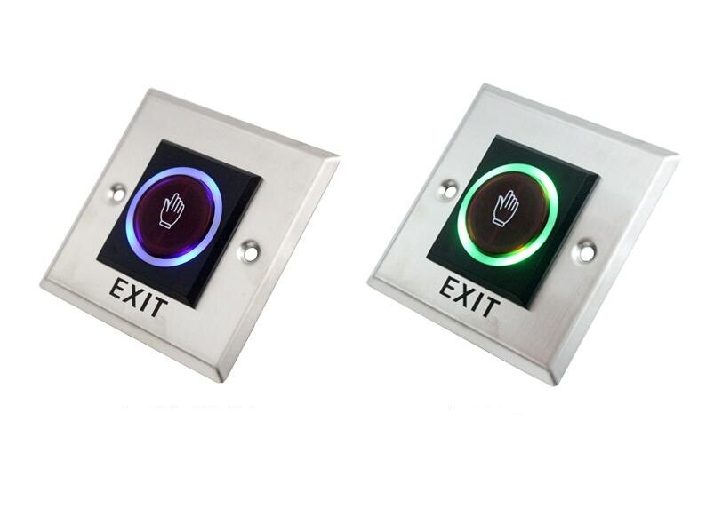 Push to Exit ReleaseTouch Button Switch with LED for Home Office Door Access Control System