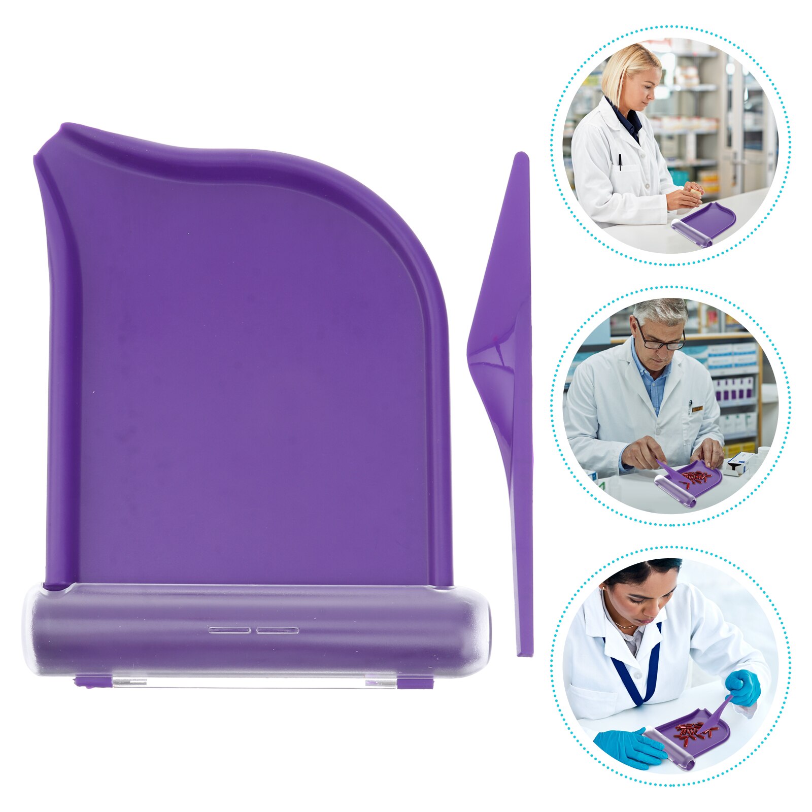 1 Set Clinic Useful Simple Pills Sorting Tray Pills Dispensing Tray Medicine Dispenser