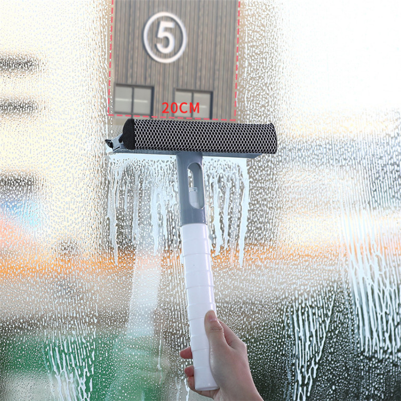 3-in-1 Spray Schrapen Veeg Raamwisser Glasreiniger Ruitenwisser Schraper Schoonmaken Douchewisser voor Huishoudelijk Schoonmaken Tool