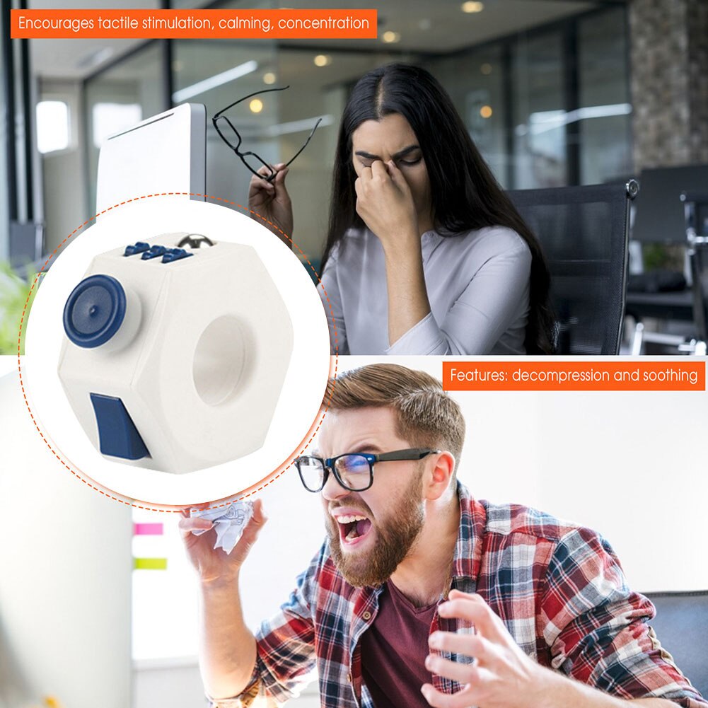 Kinderen Plezier Druk Vermindering Speelgoed Fidget Ring Decompressie Speelgoed Grappige Stress Vinger Vent Zintuiglijke Speelgoed