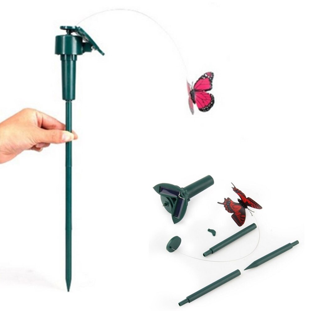 Solar Power Dancing Novelty Trillingen Abs Draaibaar Stimulator Butteryfly Tuin Decoratie