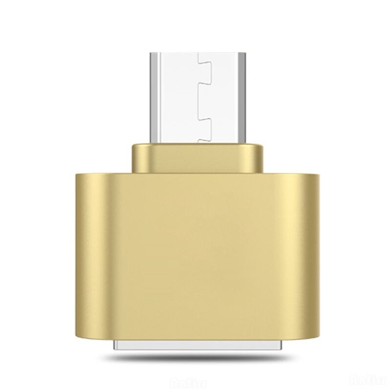 Antirr Micro USB to USB Mini OTG Adapter Camera MP3 Converter OTG Cable For Samsung Xiaomi HTC Sony LG Android Microusb OTG: Gold