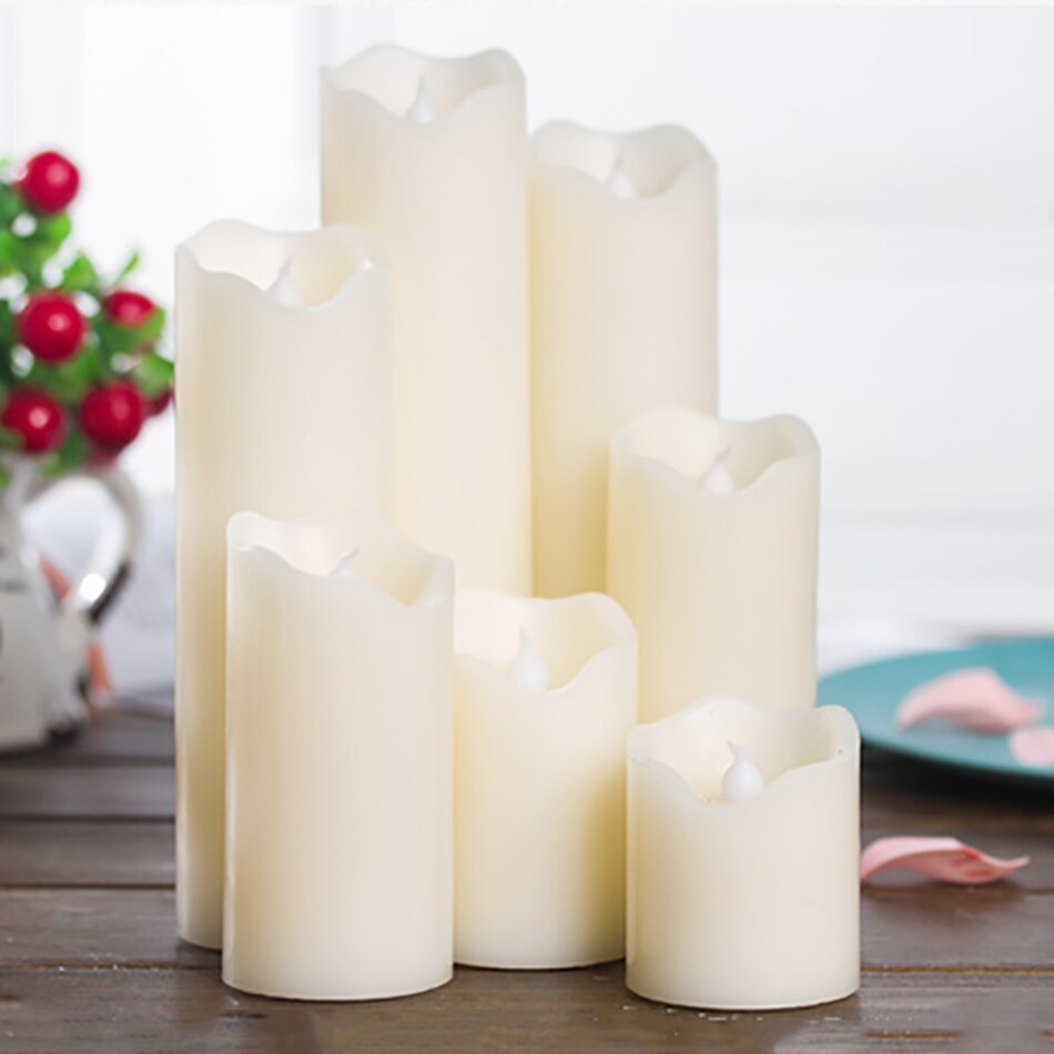 Flameless LED Candle Flicker Light Lamp Decoration, Electric Battery-powered Halloween/Christmas Candles party candles