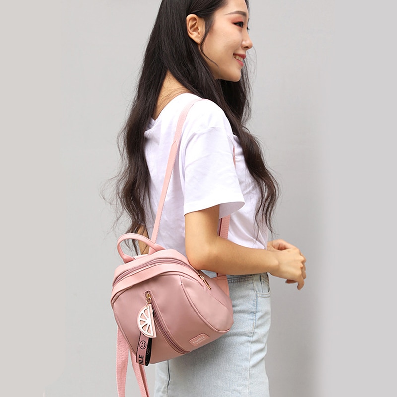 Mini sac à dos femmes sac à bandoulière pour adolescentes enfants multi-fonction petit sac à dos femme dames école sac à dos