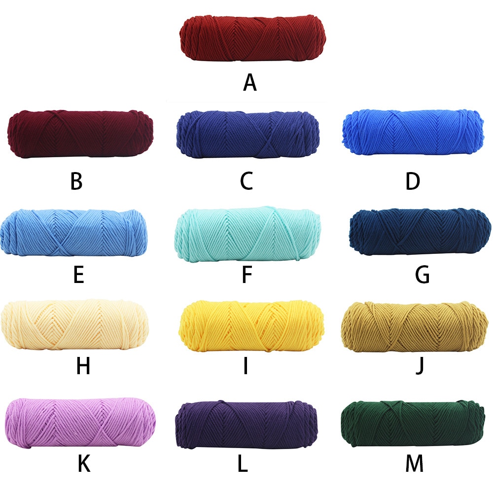 Beste katoen 100g Chunky Wol Roving Sjaal Gebreide Wollen Garen Dikte Warme Muts Huishoudelijke Wol Kasjmier Breigaren Bal sjaal #3