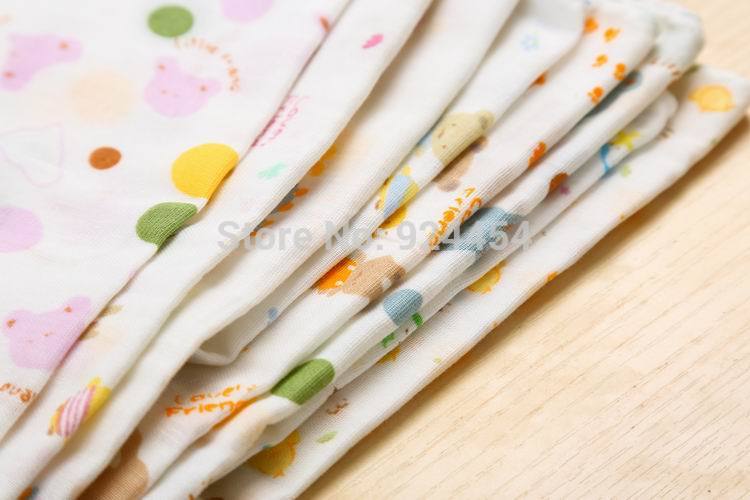 10pc/ lots babyhandduk 100%  bomullsgasväv muslin babyservetter babymuslin rutor toalla beby absorberande handdukar mjuk tvättlapp