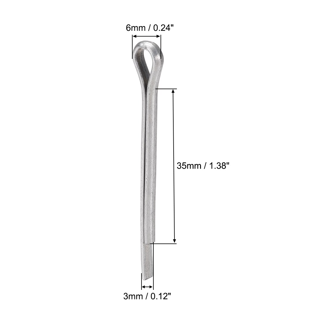 Splitpen Uxcell 50 Stuks Split Splitpen 5/32 Inch 13/64 Inc... – Grandado
