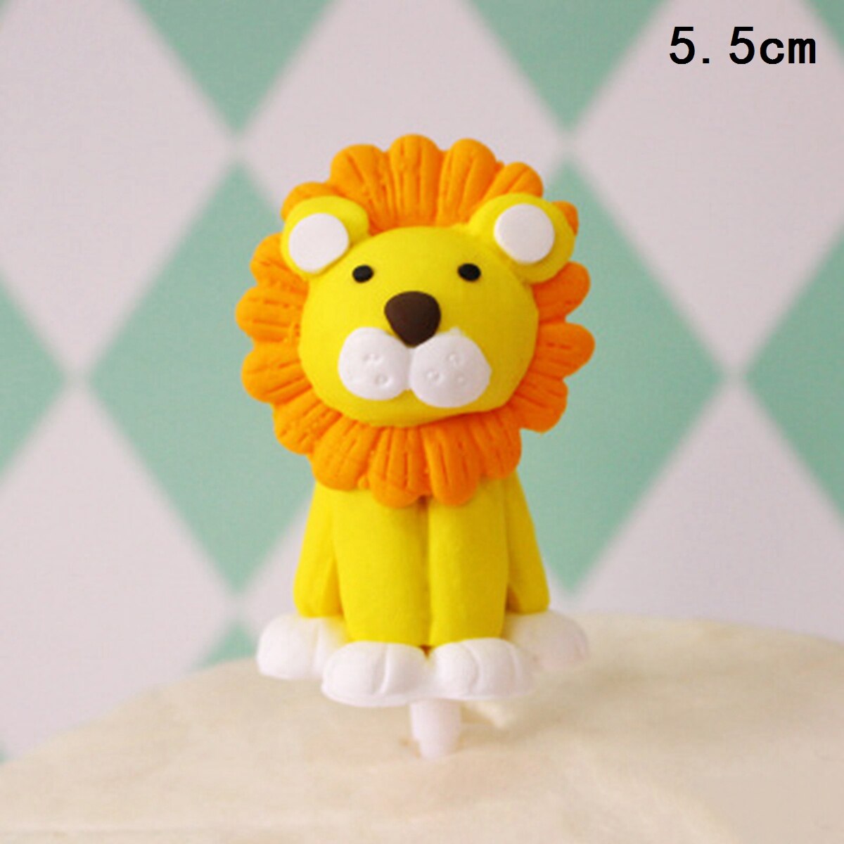 Happy Birthday Cake Topper Jungle Safari Animals Cake Decor Lion 1St Birthday Baby Shower Happy bIrthday Party Decor: Olive