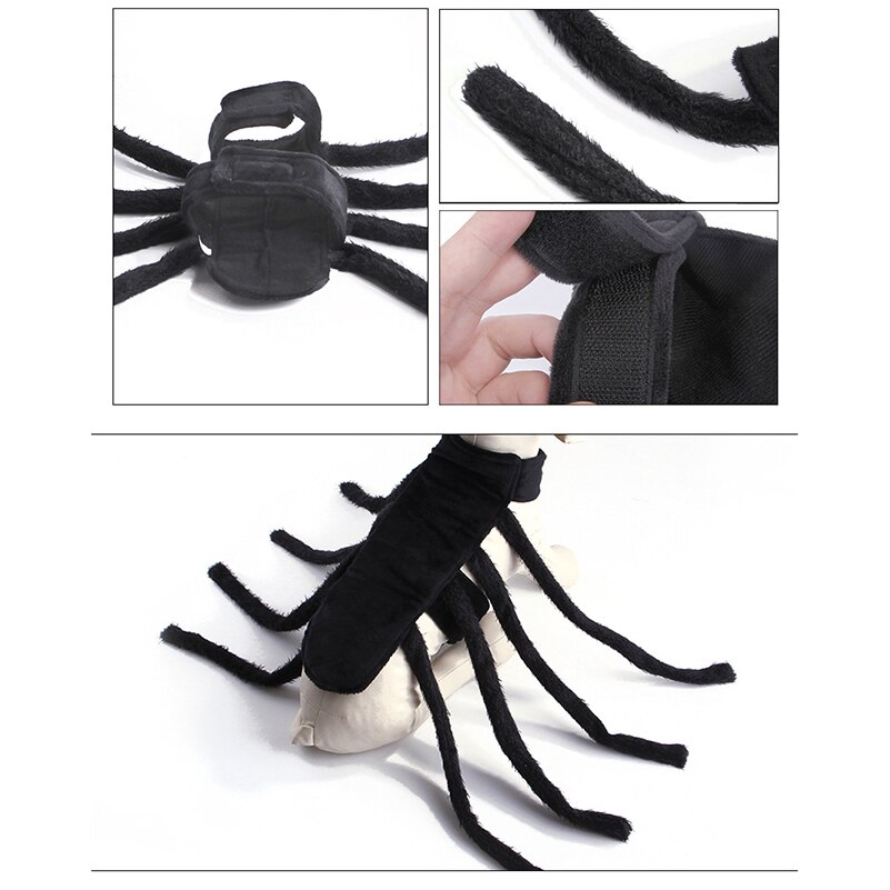 Halloween Spider Kleren Voor Hond Kat Spider Kostuums Dressing Up Pet Kleding Party Pet Halloween Props Accessoires