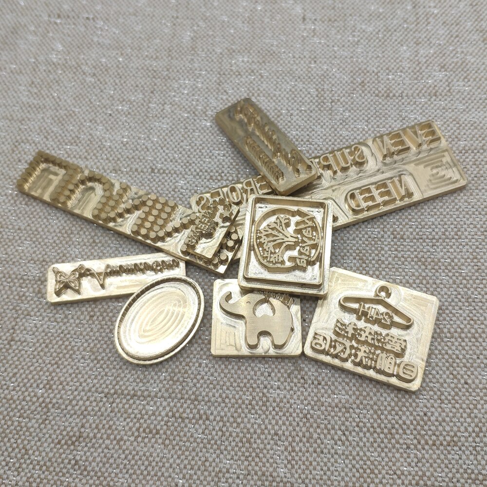 Custom Embossing Leather stamping foil Copper Mold for leather stamps letters Set of Steel Impact Stamps