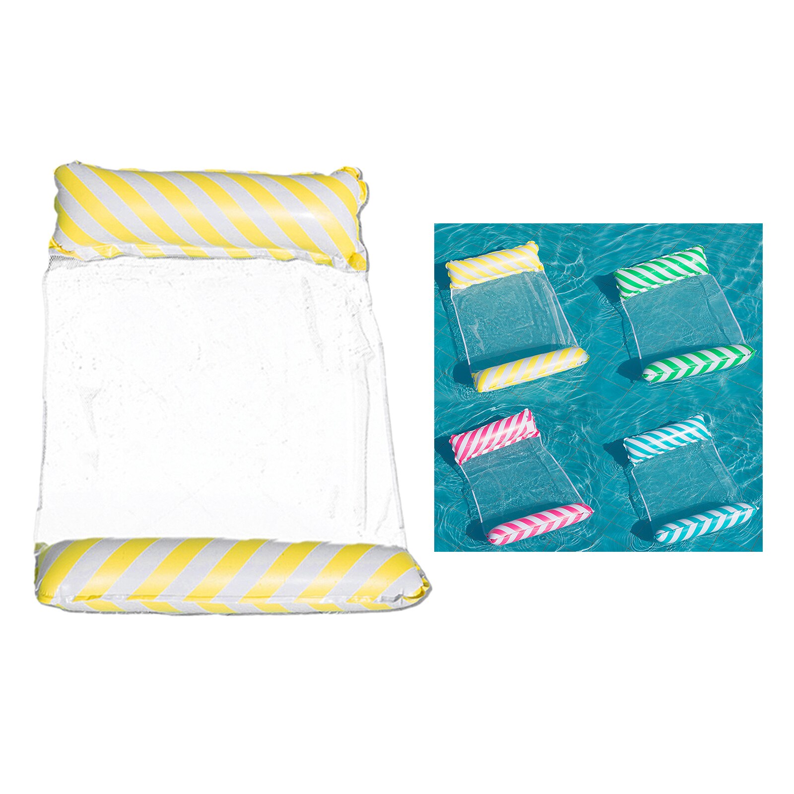 Water Hammock Swimming Pool Floating Chair Sleeping Float Lounge Cushion