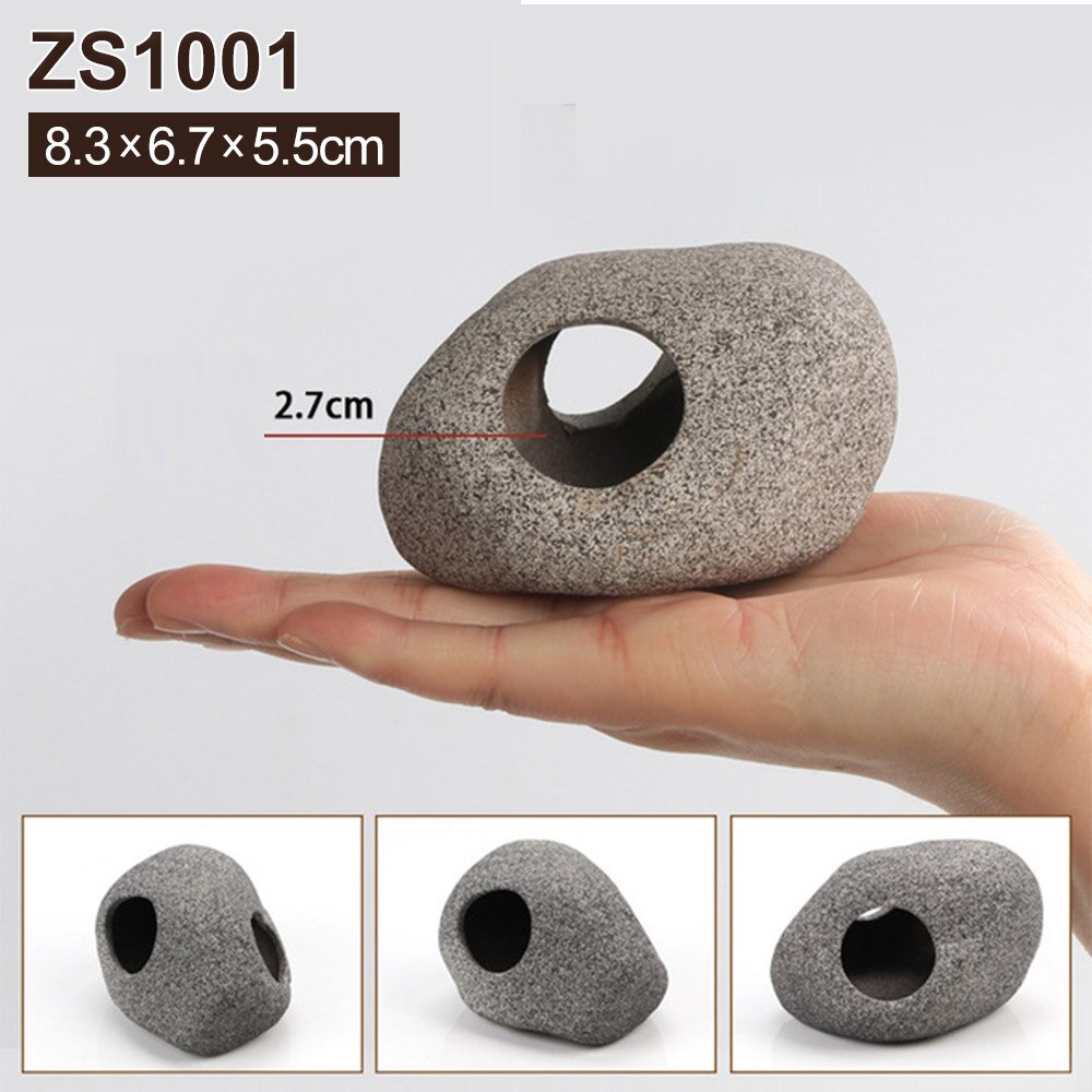 Aquarium keramische grot aquarium decoratie cichliden stenen rots grot aquarium aquarium keramische grot ornament aquarium accessoires: 1