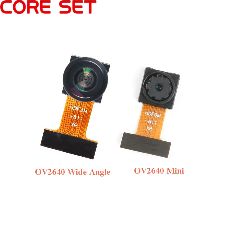 OV2640 módulo de cámara 1/4 CMOS Sensor de imagen SCB interfaz JPEG con lente gran angular de 140 grados 200W/lente de ojo de pez para Arduino