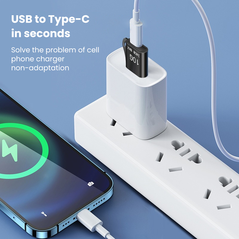 Elough 10Gbps USB 3.1 OTG USB A To Type C Adapter For PC Laptop Huawei Samsung Xiaomi USB Male to USB C Female Converter