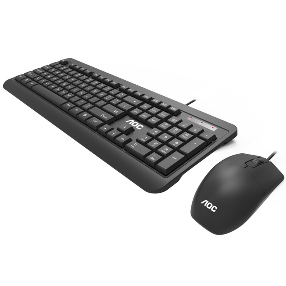 KM131/151 USB Wired 104 Keys Keyboard 3 Buttons Laptop Computer Ergonomic Mice Silent 1000 DPI Mouse Computer PC Combo