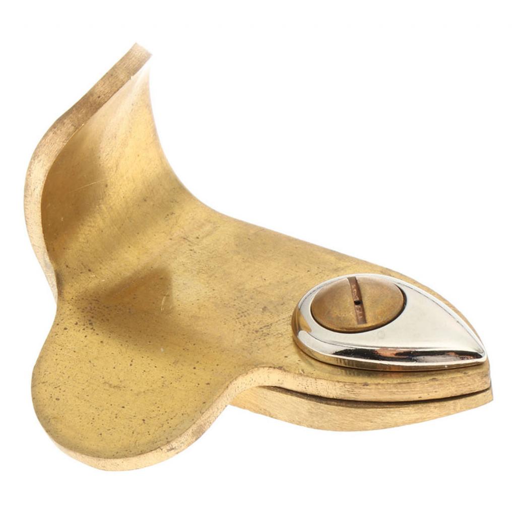 Slidstærk saxofon tommelfinger krog hvile støtte sax metal tommelfinger holder - guld