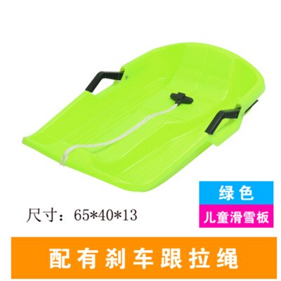 Kinderen ski unisex board dikke zand board snowboard slee: green