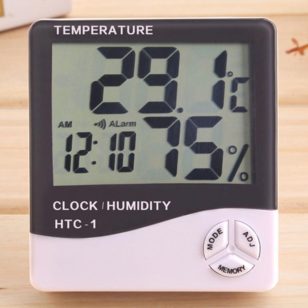 Lcd Digitale Temperatuur-vochtigheidsmeter HTC-1 HTC-2 Thuis Hygrometer Thermometer Часы Электронные Despertador Digitale Klok