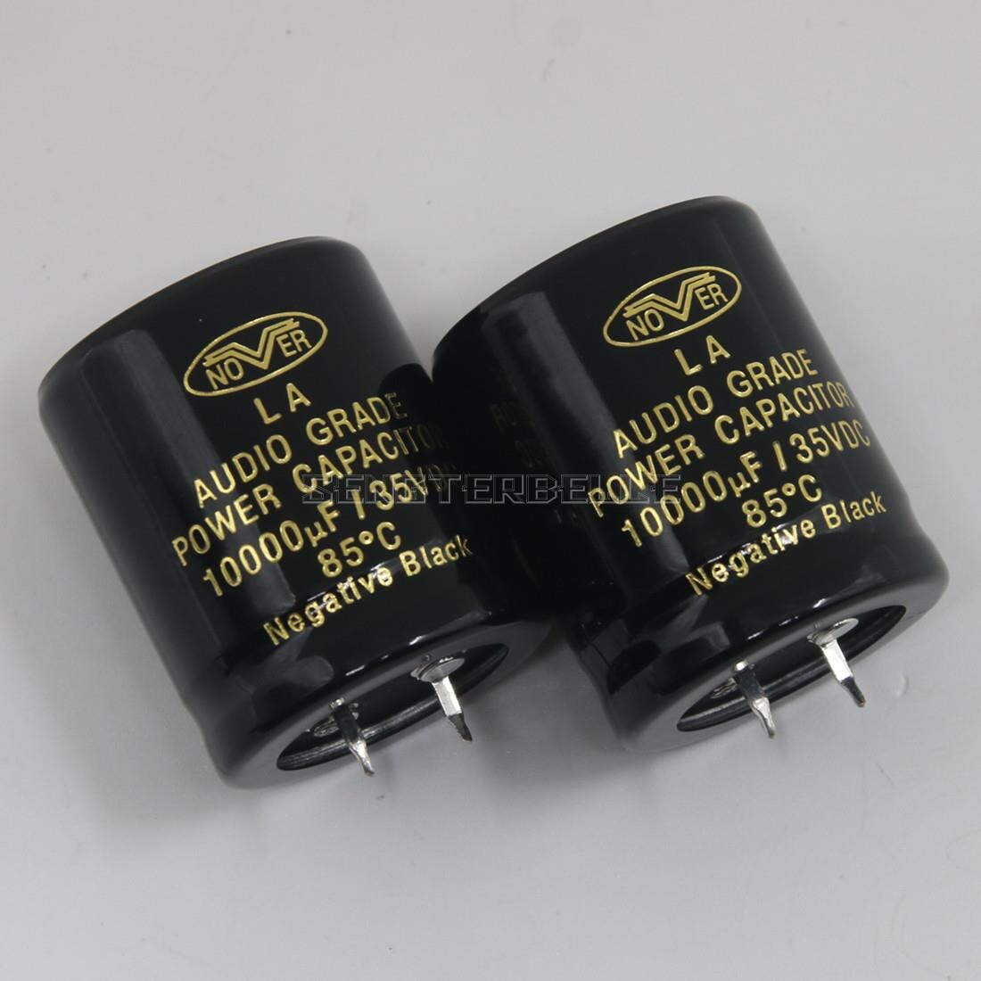 1 Paar Nover 10000Uf 35V La Audio Grade Power Condensator 30*35Mm Hifi Versterker Elektrolytische Condensator