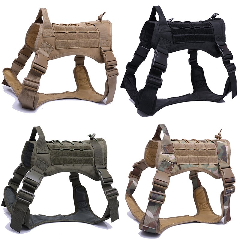 Dog Harness German Shepherd Pet Dog Vest With Handle Nylon Bungee Dog Leash Harness For Small Large Dogs Puppy