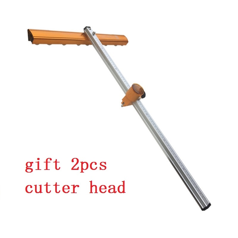 Glass Push Knife T-type Bold Thick Glass Cutter Precision Roller Drag Knife Cutting Glass Tile T-XING