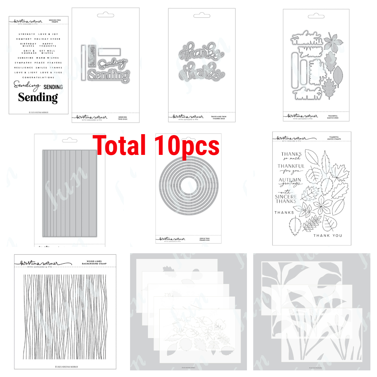 Joyful and Merry Christmas Metal Cutting Dies Clear Stamps Scrapbooking Icons Stencil Pack Album DIY Embossing Craft: light green