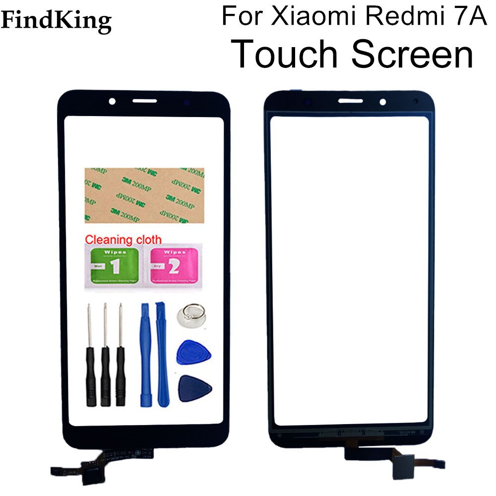5.45'' Mobile Touch Screen For Xiaomi Redmi 7A Touch Screen Digitizer Panel Front Glass Sensor Replacement Parts Tools Adhesive