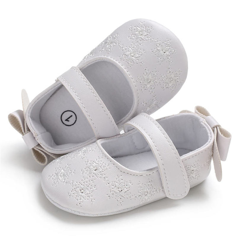 Babyschoenen jongen meisje wieg schoenen peuter baby pu leer strik prinses meisje babyschoenen eerste loopschoenen baby