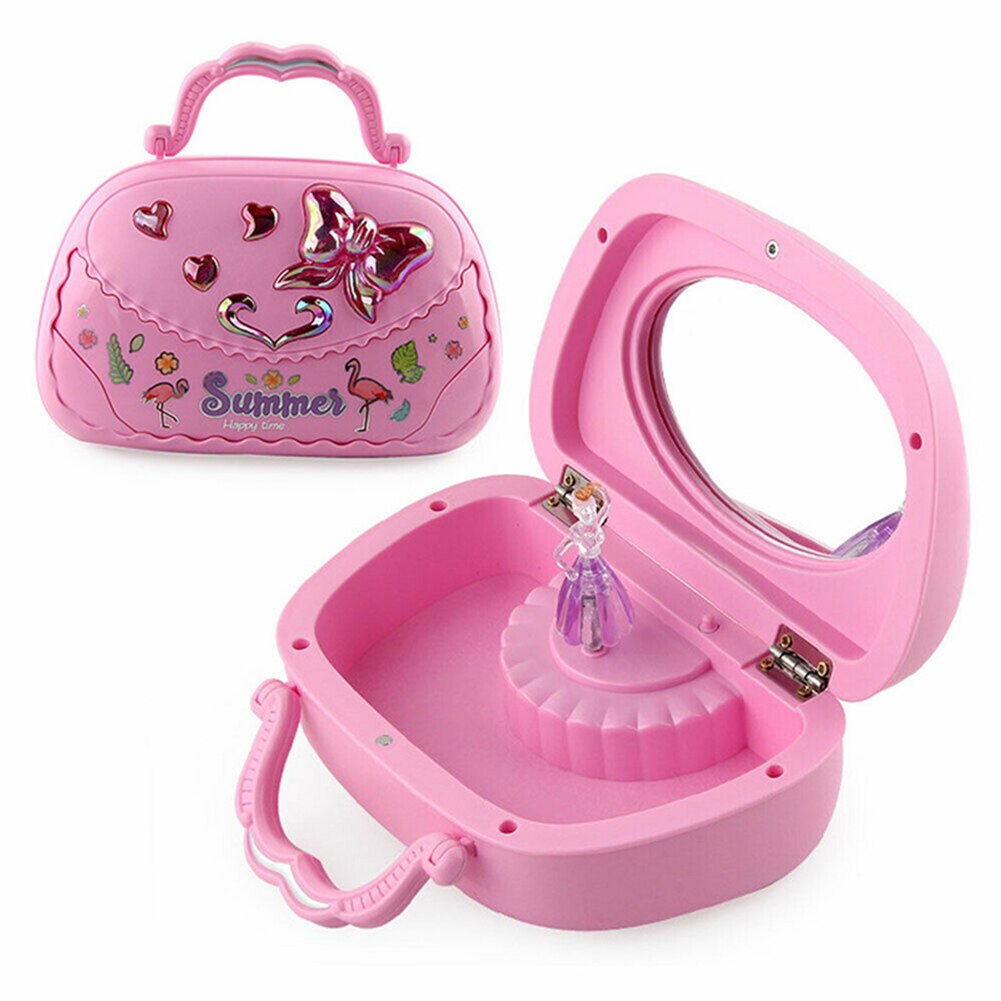 Ballet Girls Dance Music Jewellery Box for Girls Music Box No Battery Required TI99: Pink